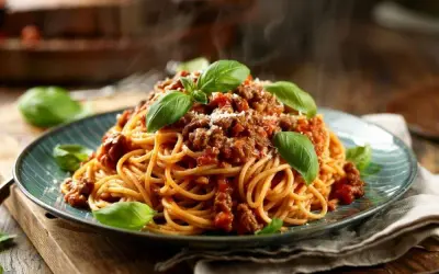 Spaghetti z mięsem drobiowym - zdrowa alternatywa dla bolońskiego